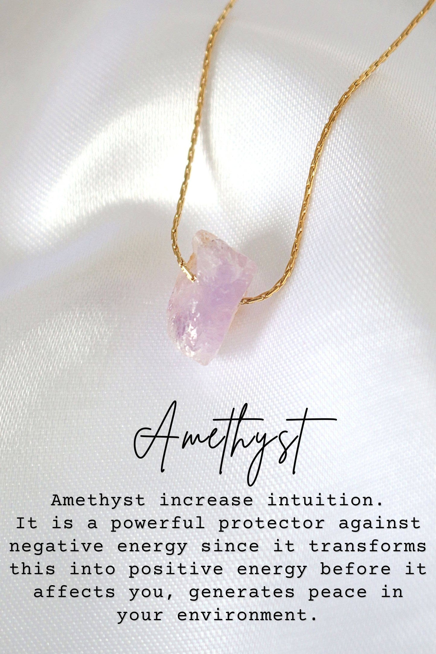 Raw Natural Crystals | 24K Pendant Necklaces