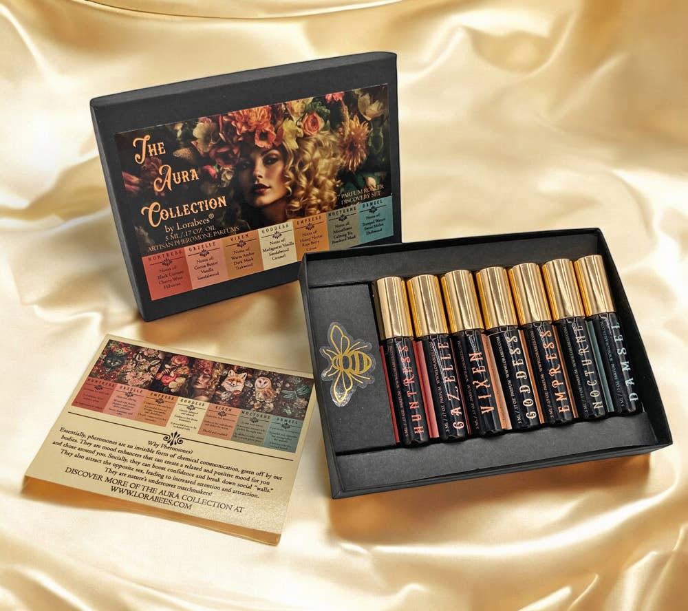 DISCOVERY KIT for "Aura" Pheromone Perfume Oil Rollers