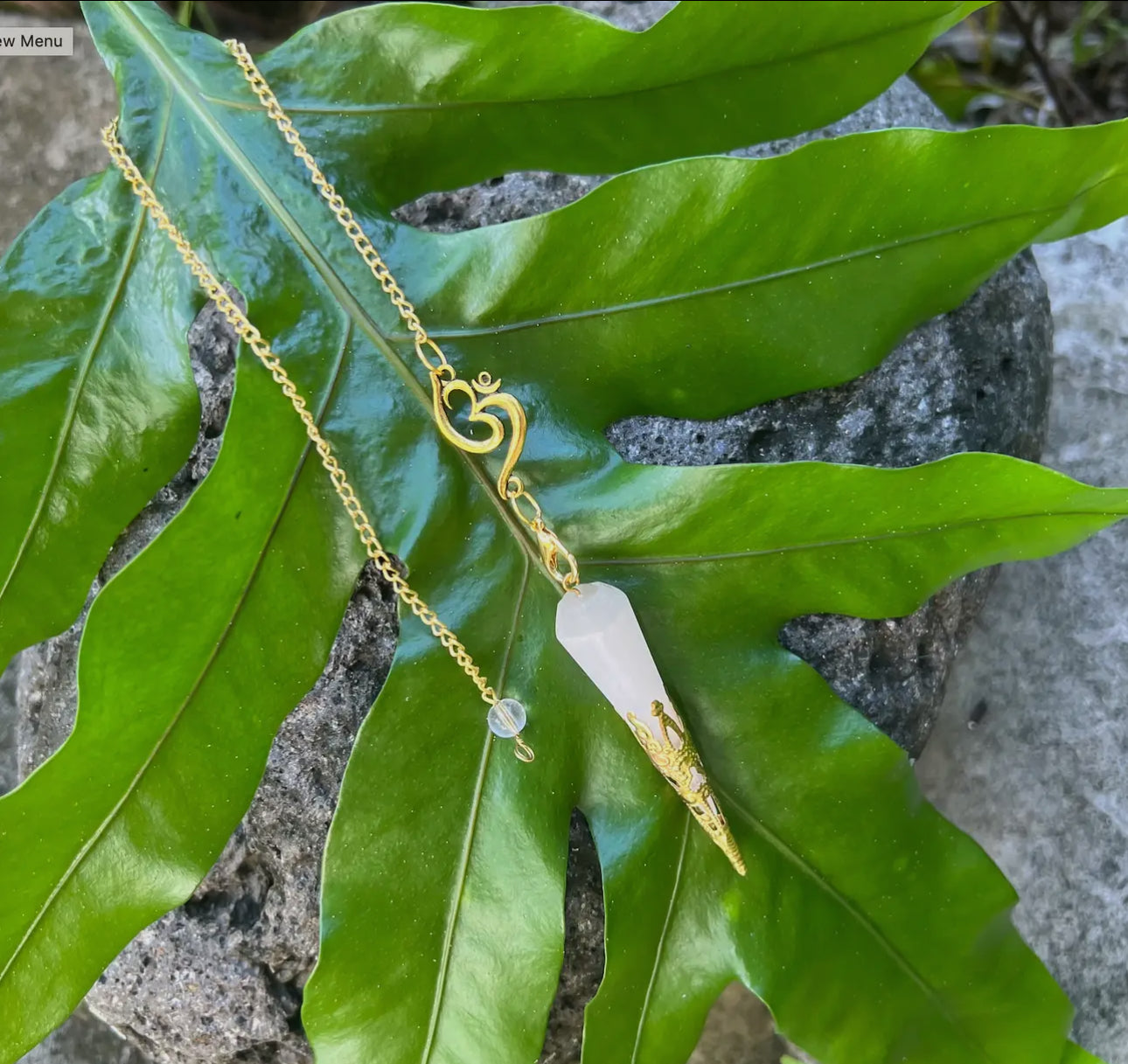 Selenite Pendulum