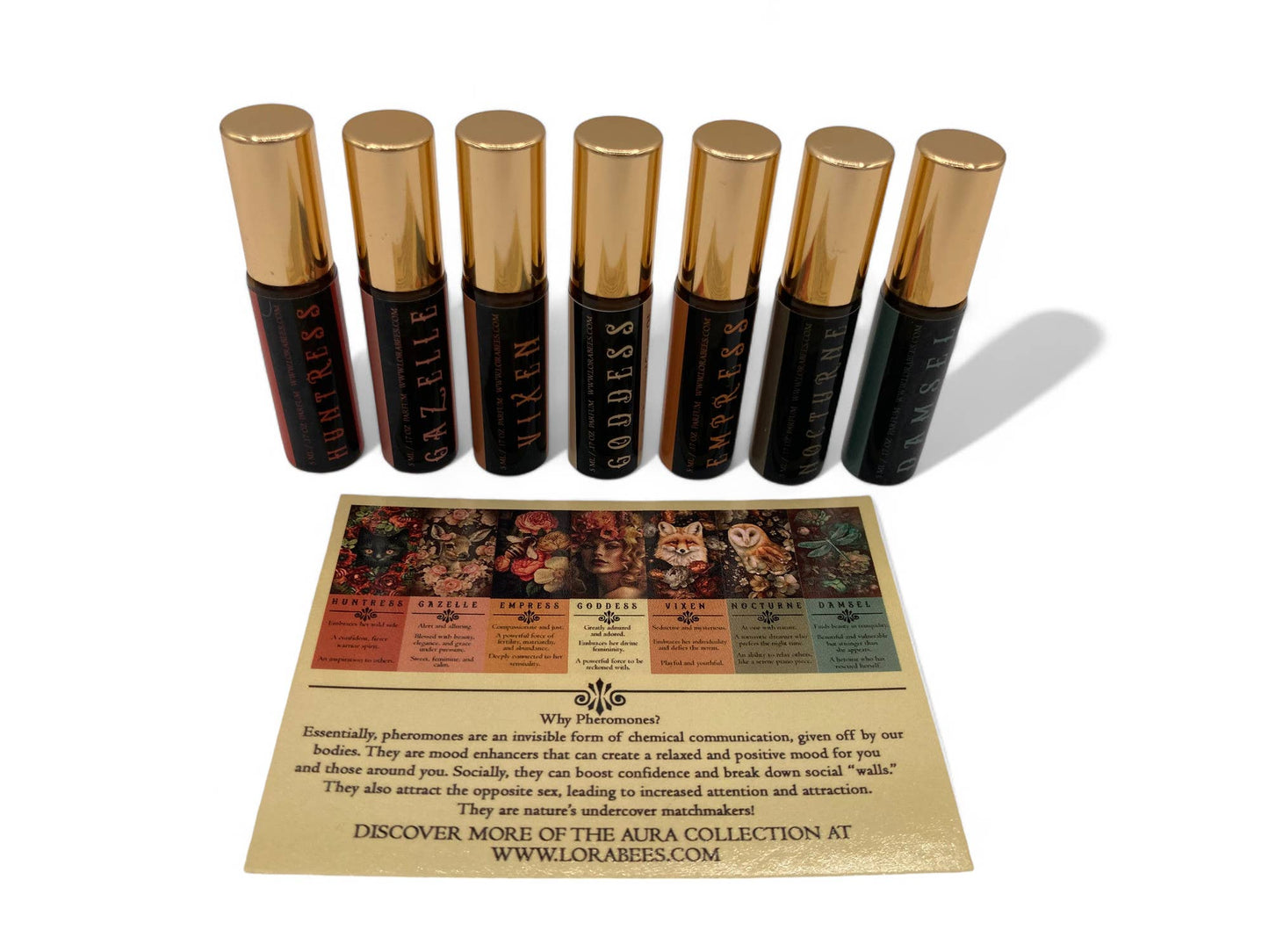 DISCOVERY KIT for "Aura" Pheromone Perfume Oil Rollers