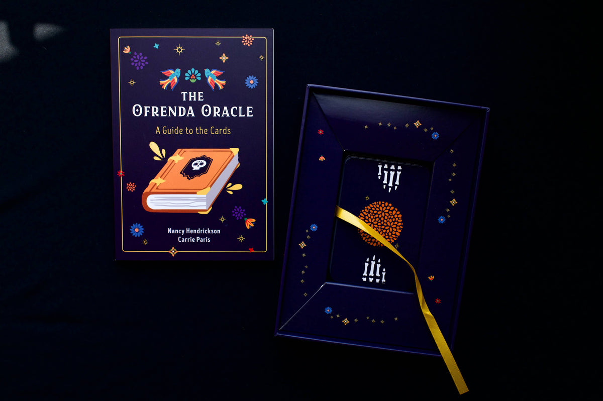 The Ofrenda Oracle: Day of the Dead- 60 Cards & 136-Pg Book