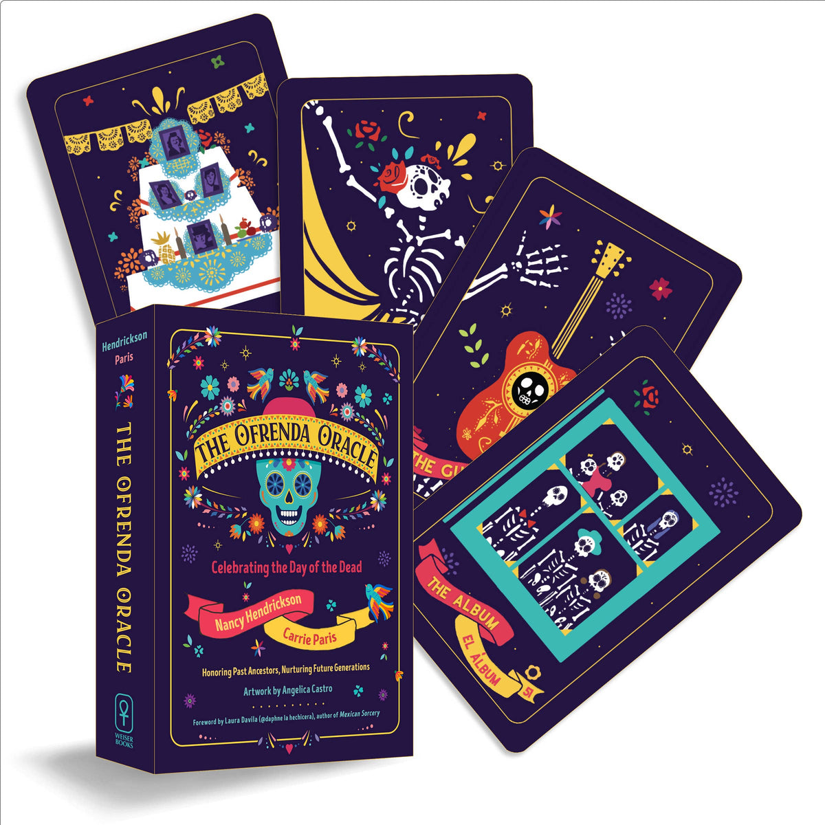 The Ofrenda Oracle: Day of the Dead- 60 Cards & 136-Pg Book