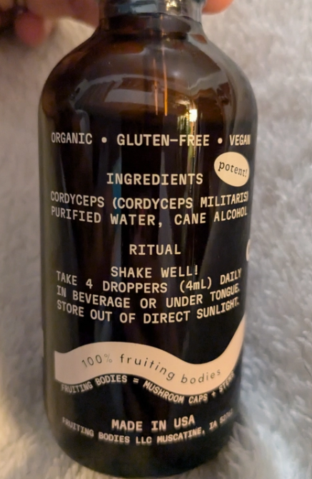 Cordyceps Dual Extract Tincture - 4oz