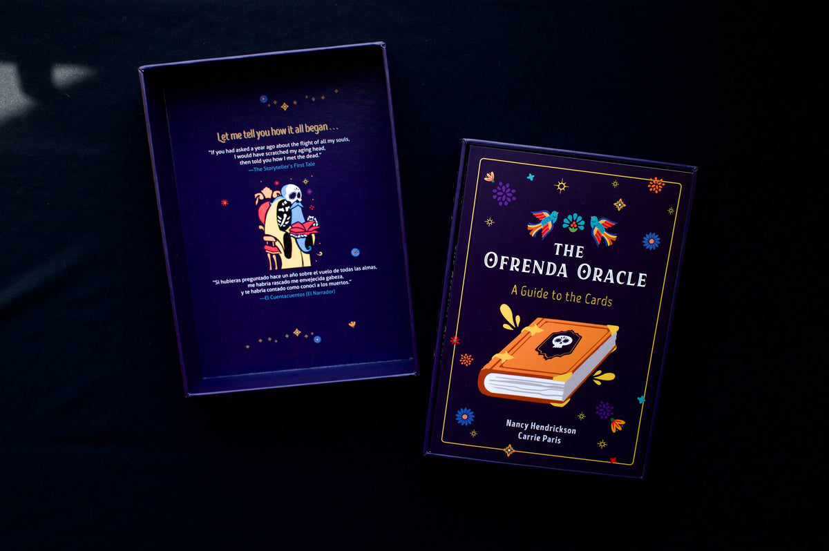 The Ofrenda Oracle: Day of the Dead- 60 Cards & 136-Pg Book